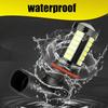 2 PCS 9006 Car LED Fog Light Bulbs, 6500K White Super Bright Anti-fog Lights, 12V Plug and Play 1500 Lumen Power LED Bulbs, Universal for Car, Truck,
