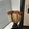 Large Capacity Casual Woven Bag Women's Summer Straw Bag Seaside Vacation Beach Bag Versatile Commuter Shoulder Bag