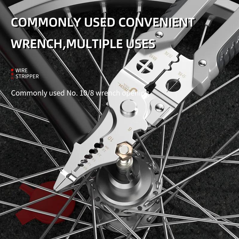 16 в 1 многофункциональные плоскогубцы электрика клещи для зачистки проводов специальный инструмент кусачки для протягивания проводов портативные инструменты для оборудования