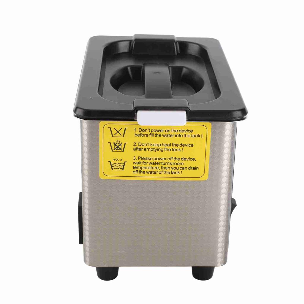 40 кГц 800 мл очиститель большой емкости портативный малошумный ультразвуковой очиститель для стеклянных ювелирных изделий