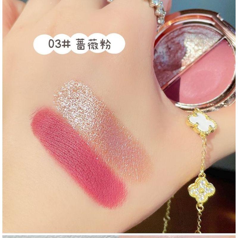 BEAUTY GLAZED - Матовые и жемчужные тени для век с двойным эффектом Charm - 10 оттенков