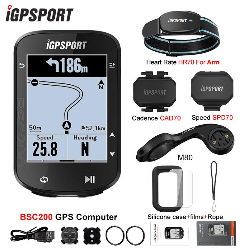 IGPSPORT BSC200 Bluetooth Навигационный Велокомпьютер Беспроводной Спидометр Поддержка Измерителя Мощности Для Езды на Велосипеде на Открытом Воздухе