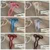Multicolor Acetic Acid Bow Hair Stick Chinese Style Pan Hair Fork Cute U-shaped Hairpin  Ladies