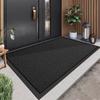 Modern Simple Floor Mats for Entry Doors, Stain-resistant Polyester Sand-removing and Dust-removing Entrance Door Plain Anti-slip Mats