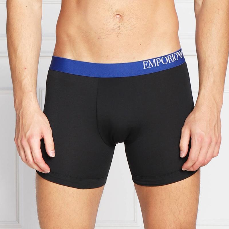 Emporio Armani Men' Boxer Briefs 3 Pack Black 111473-2F728-21320