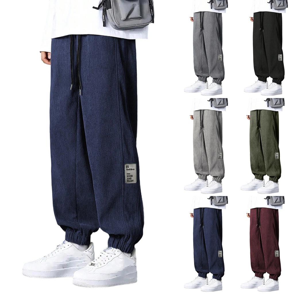Fashion Casual Sports Pants For Men'S Loose Fitting Leggings