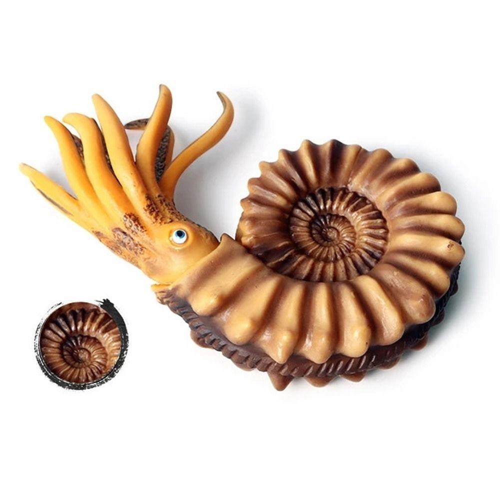 Prehistoric Ocean Animal Figure Nautilus Trilobite Figure Marine Life Figurines Children Gift