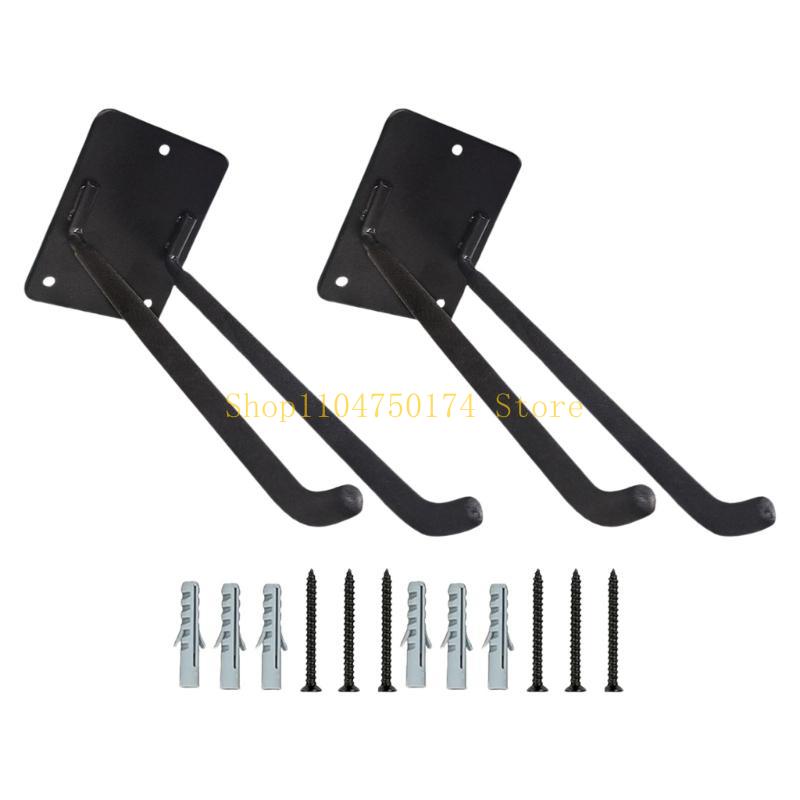 Double Hook Design 10Inch Wall Hooks Heavy Duty Hangers for Ladders Strollers top sale