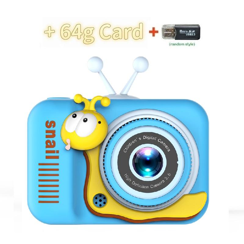 Детская камера Цифровая камера 20 МП Камера для детей Селфи 4-кратный цифровой зум 2,0-дюймовый экран Двойные линзы