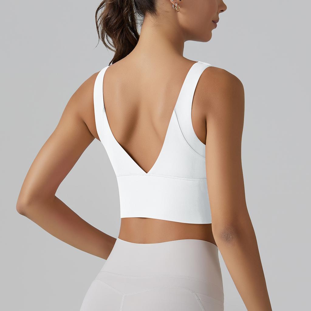 Nessaj V Beauty Back Yoga Нижнее белье для женщин Бег Топ с высокой эластичностью Бег Фитнес Спортивный бюстгальтер