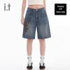 :CHOCOOLATEi.t Унисекс Этнические Джинсовые Шорты с Плетеными Кисточками