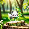 Мини Милый Панда Микро Строительные Блоки 3D Алмазная Модель Животное Кирпичики DIY Городские Строительные Игрушки для Детей Детский Подарок на День Рождения