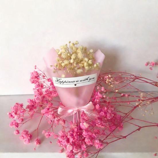 Мини букет из сухоцветов Натуральный цветок гипсофилы Оптом Дыхание ребенка Цветочный букет для DIY поделок Реквизит для фото Подарок Приглашения Декор