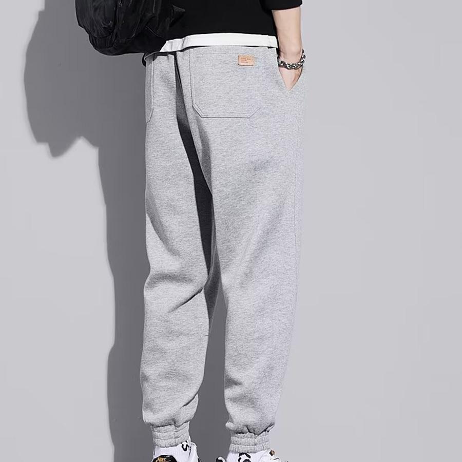 Mens Sweatpants Loose Long Pants Jogger Trousers Casual Sports Fitness Solid Jogging Pants Mens Sweat Pants