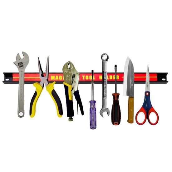 1 комплект магнитного держателя для инструментов, сильная адсорбция, сверхмощное настенное крепление, магнитная планка для хранения инструментов, товары для дома