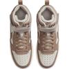 Nike Кроссовки Court Borough Mid 2 GS Pale Ivory Kids, коричневые, парусная конопля CD7782-125