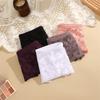 FINETOO Sexy Lace Panties for Women Soft Breathable Lingerie Patterned Lace Solid Color Briefs