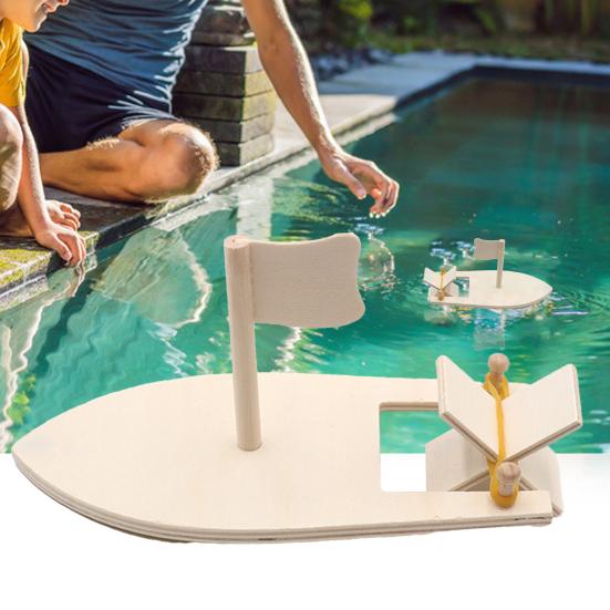 Игрушка лодка Красочный Развивающий Мотивационный Деревянный Парусник Игрушка Набор для Детей