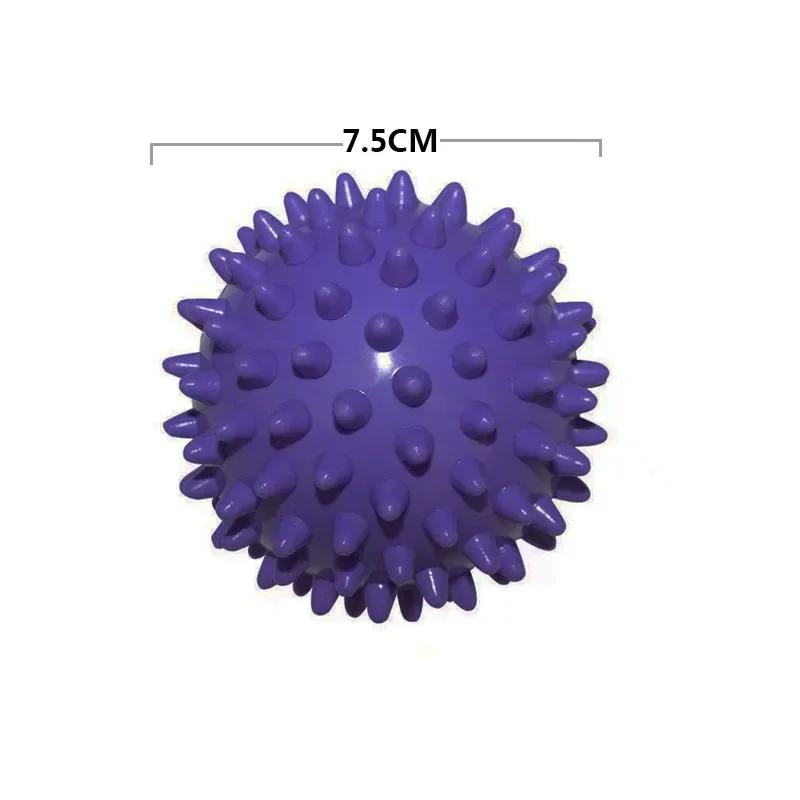 7.5CM Колючие массажные мячи Миофасциальный релиз мяч Для ног Спины Рук Игольчатый массажер Йога Упражнения Фитнес Мышечные узлы Расслабление