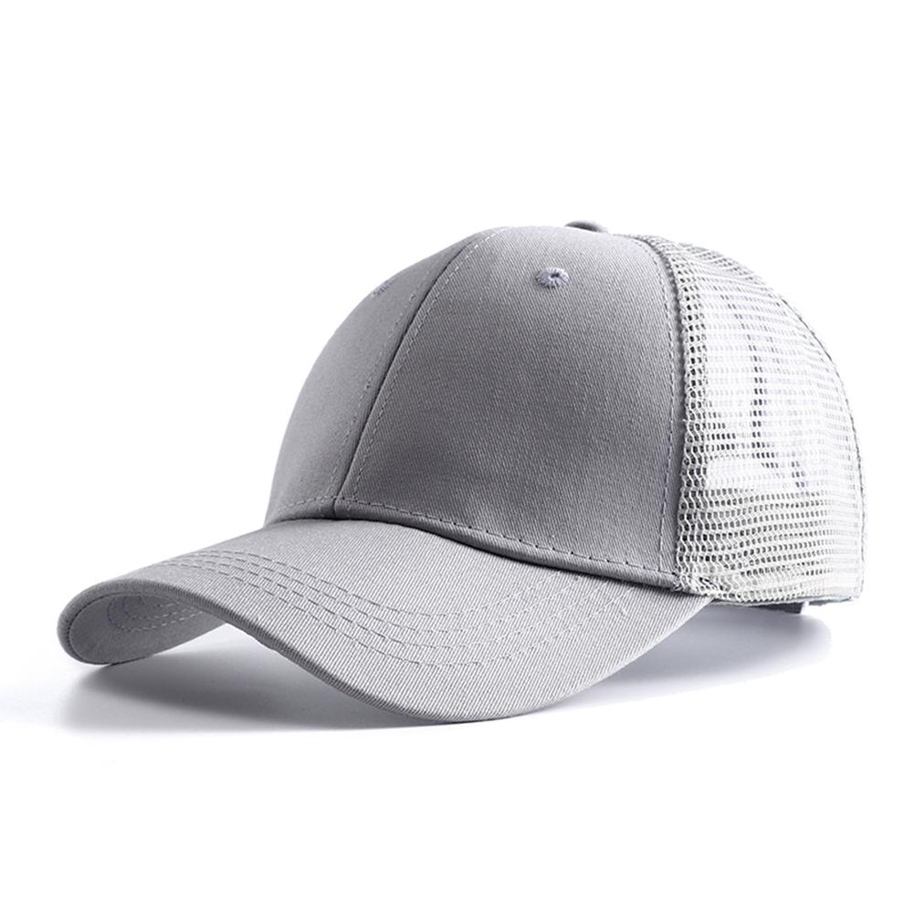 Новая летняя сетчатая кепка-тракер с камуфляжным рисунком, кепка-snapback, женская шляпа, стильная небрежная прическа пучок, хвост, бейсболки для женщин