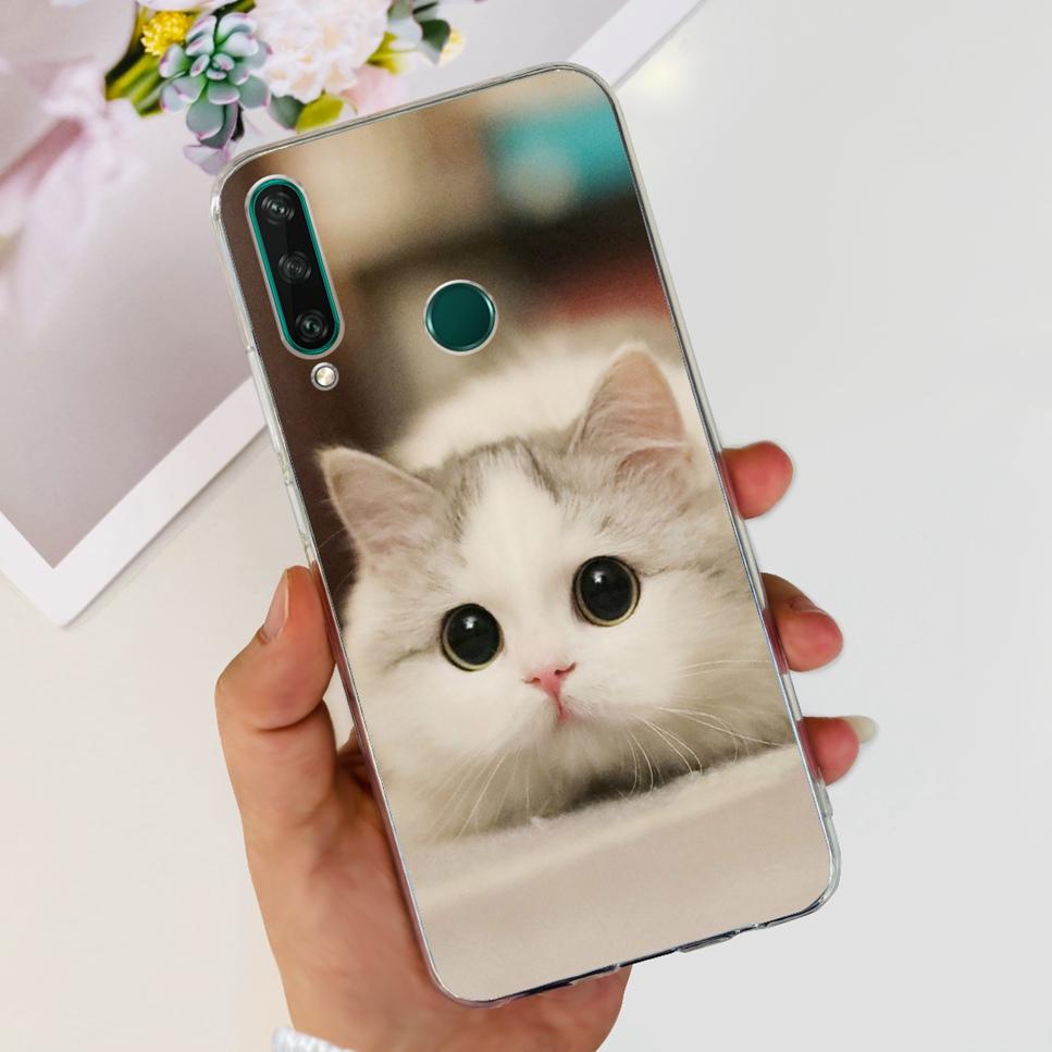 New Case For Huawei Y6p MED-LX9 Luxury Flower Love TPU Soft Silicone Back Cover For Huawei Y6p Y6P 2020 Bumper Phone Case Funda