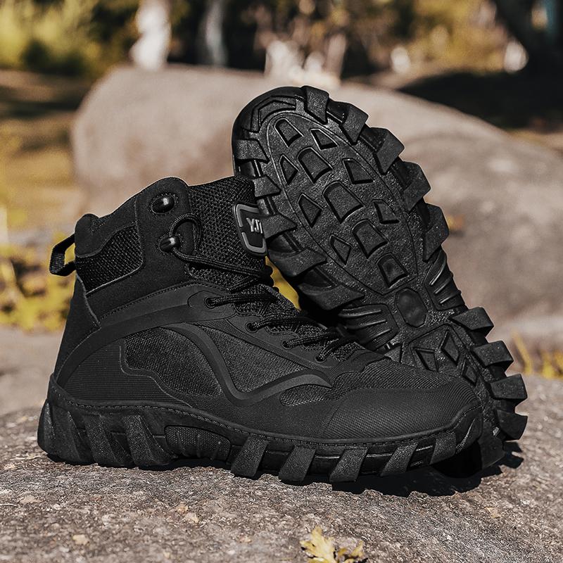 Модные Классические Трендовые Мужские Ботильоны Износостойкие Походные Ботинки Удобные Кроссовки для Ходьбы Мужские Нескользящие Трекинговые Ботинки Кроссовки