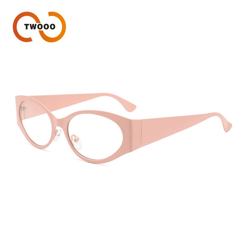 Two circles new futuristic YK stainless steel sunglasses punk hip hop babes men's and women's sunglasses T
