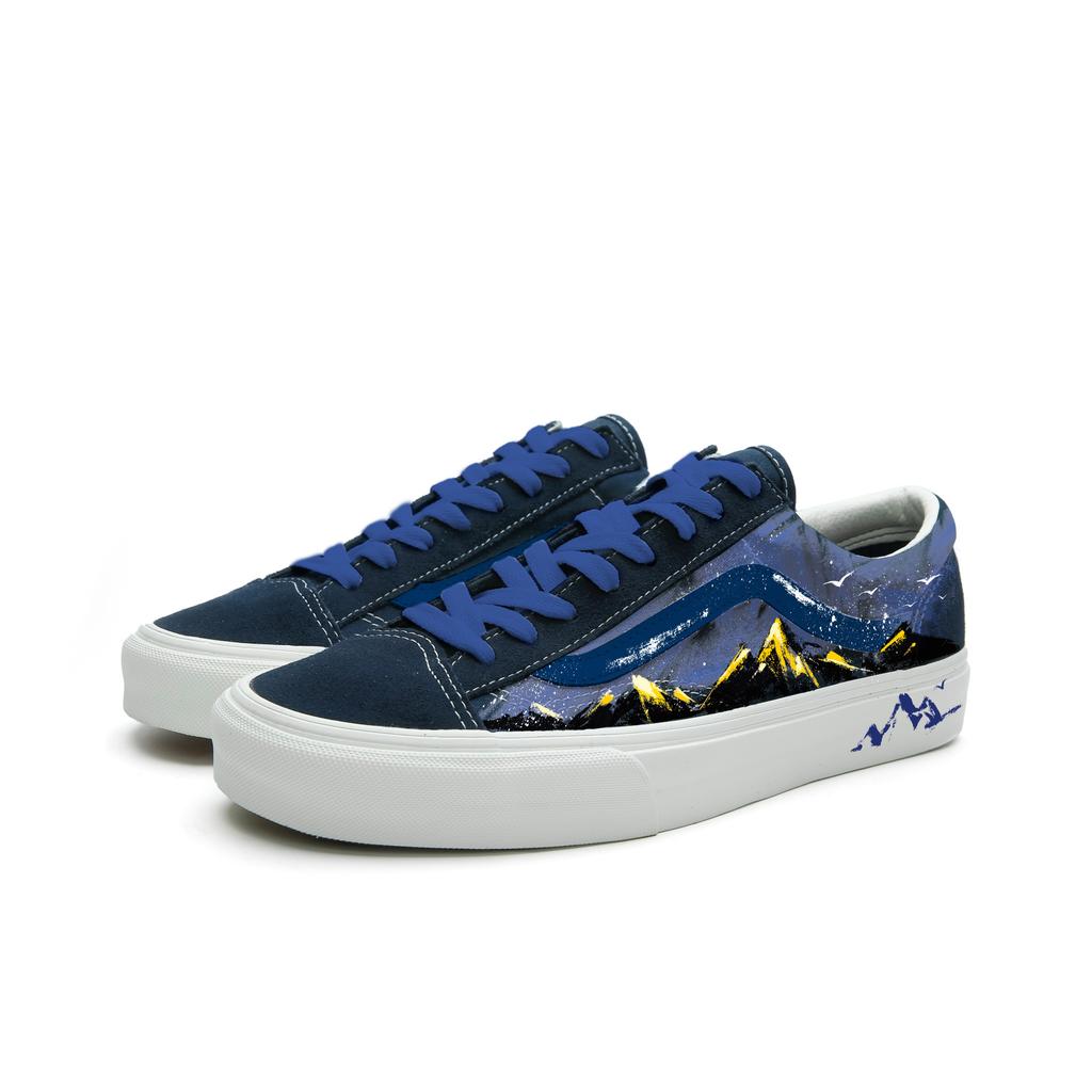 Vans Стиль 36 Износостойкие Низкие Кеды для Скейтборда Унисекс Синие VN0A3DZ3RFL(Команда613-)