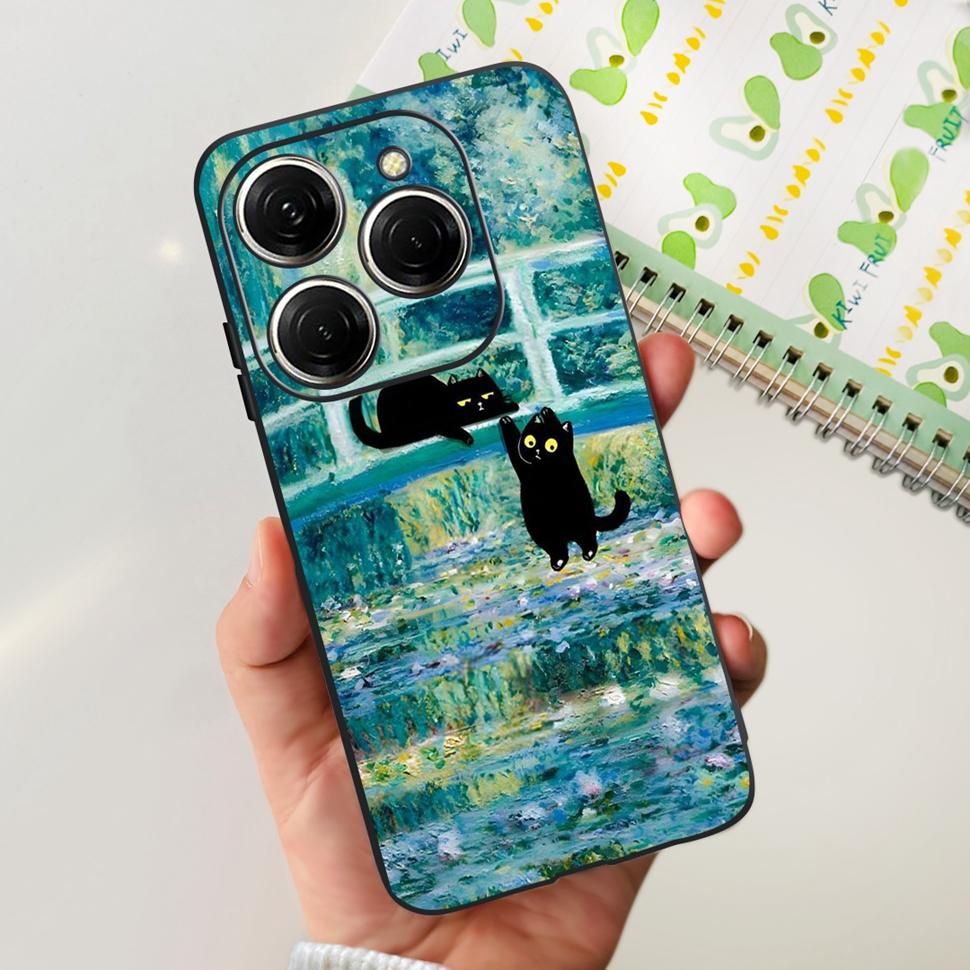 Для Tecno Spark 20 Pro Чехол KJ6 Роскошный Конфетный Расписной Чехол Мягкий Силиконовый Чехол Для Tecno Spark 20 Spark20 Pro Корпус Funda