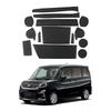 SHAOHAO Резиновый коврик в салон для Suzuki Solio Резиновый коврик для Suzuki Solio Легкий и популярный аксессуар для Suzuki Solio Черный MA27S/MA37S Коврик, MA27S/MA37S, Нескользящий,
