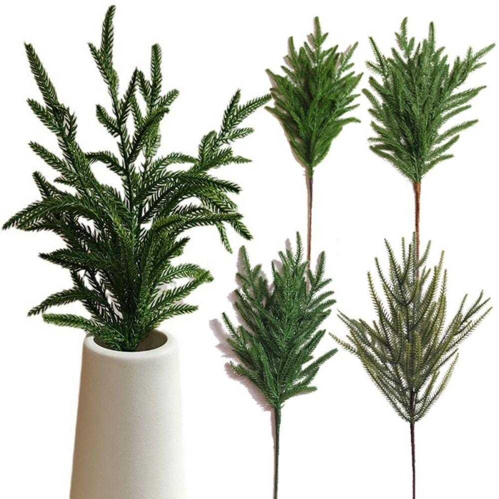 Christmas Tree Artificial Pine Branch Green Simulation Pine Needle Fake Pine Cone  Hotel Office