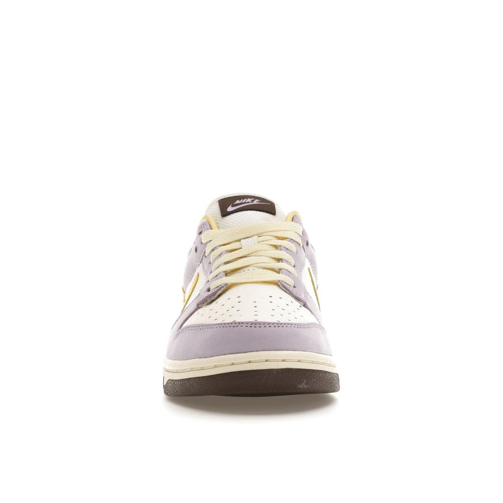 Nike Женские кроссовки Dunk Low Premium Lilac Bloom Фиолетовые нежно-желтые паруса FB7910-500