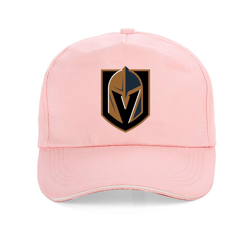 Vegas Fashion Casual Unisex Golden Knights Baseball Cap Fashion Striped Metal Helmet Print Cool Unisex Hip Hop Hat