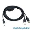 2-в-1 USB A на B Кабель для принтера Папа-Папа Разветвитель для двух компьютеров для принтеров HP Canon Samsung