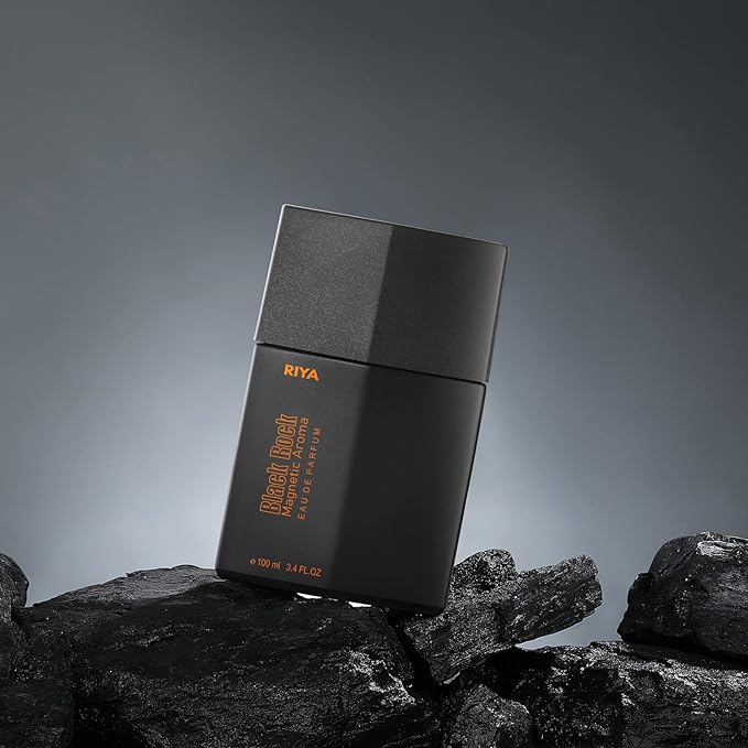 RIYA BLACK ROCK Magnetic Aroma для мужчин Парфюмированная вода-спрей цитрусовый ароматический древесный 100 мл стойкий аромат/бриллиант в парфюмерии (Черный алмаз)