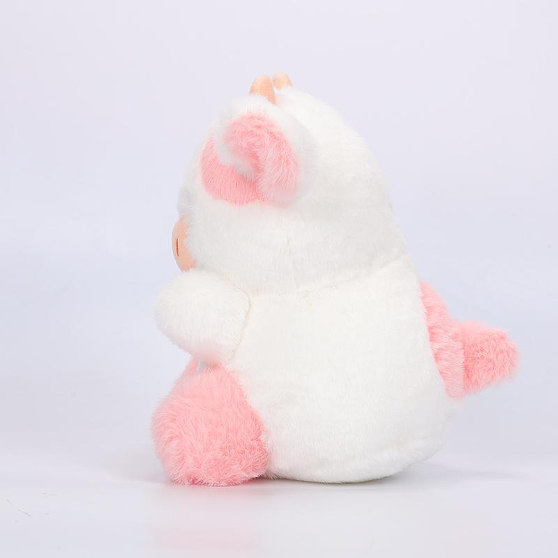 Плюшевая игрушка Kawaii Strawberry Cow для детей, мягкая кукла, разноцветная подушка, праздничный подарок, 20 см