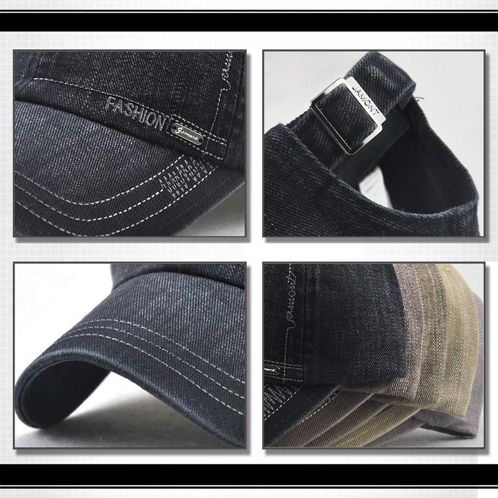 Джинсовая кепка WHITE FANG CA089, шляпа, стильная, крутая, повседневная, винтажная, мужская (04 хаки)