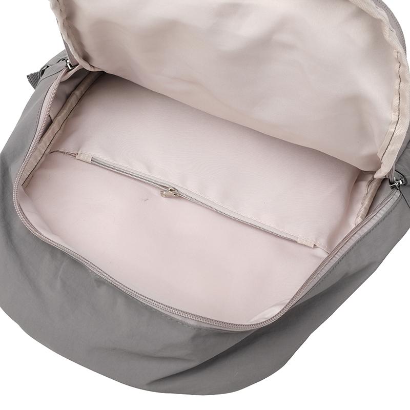 Студенческая школьная сумка однотонный женский дорожный рюкзак большой емкости