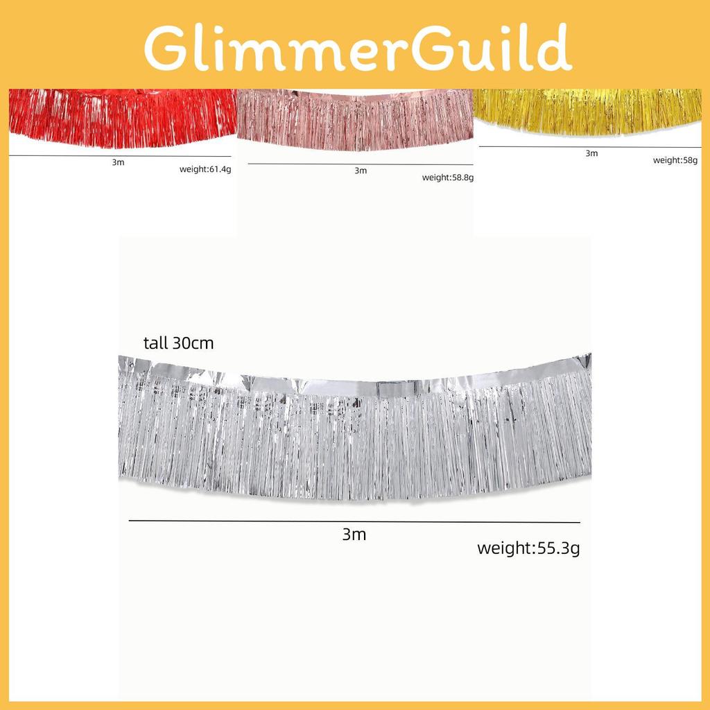 Яркие баннеры-дождики размером 30 см на 300 см для украшения на день рождения, Рождество и праздничную вечеринку