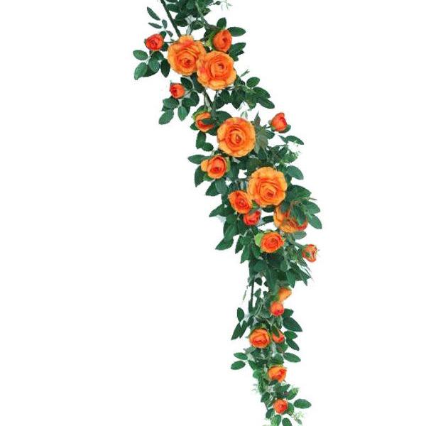 Имитация лозы с цветками розы для украшения стен и ландшафтного дизайна