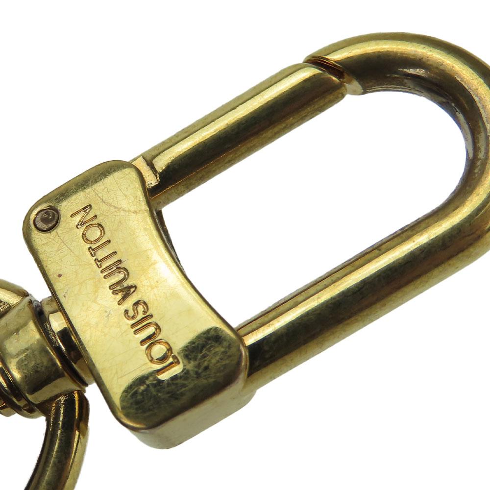 Used LOUIS VUITTON Shoulder Strap Leather Brown For Damier