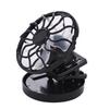 Portable Mini Solar Powered Clip Fan Summer Hat  Clip Cooler Fan Outdoor Camping Hiking Wilderness Survival Fans Foot Warmer