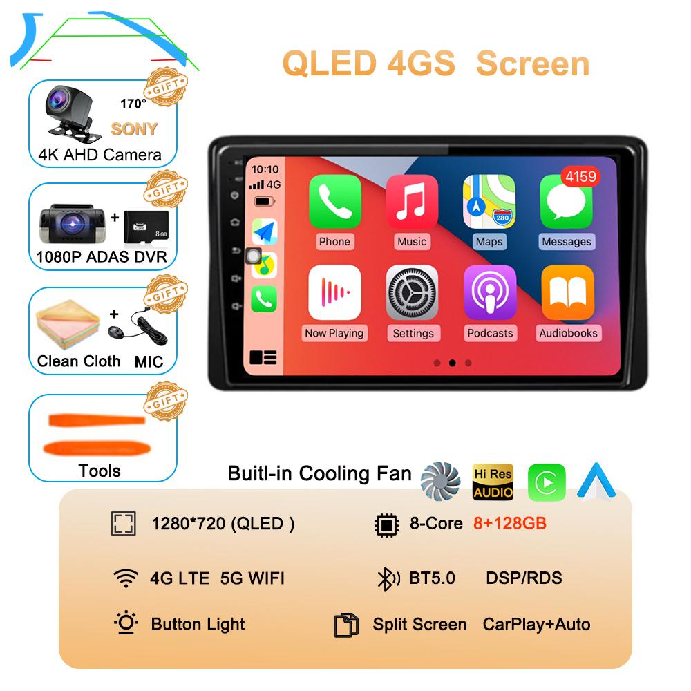 Android 14 Carplay автомобильное радио для Renault Duster HM 2 II 2020-2021 Arkana 1 I 2019-2021 Мультимедийный видеоплеер Навигация GPS 4G