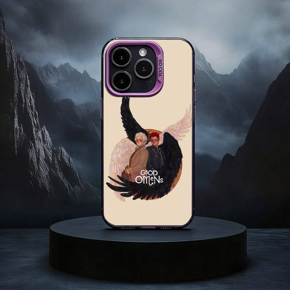 C-Мультяшный G-Хорошие O-Знамения Чехол для телефона Для iPhone17,16,15,14,13,12,11 Plus,Pro Max Черный Конфетный серебристый чехол для телефона