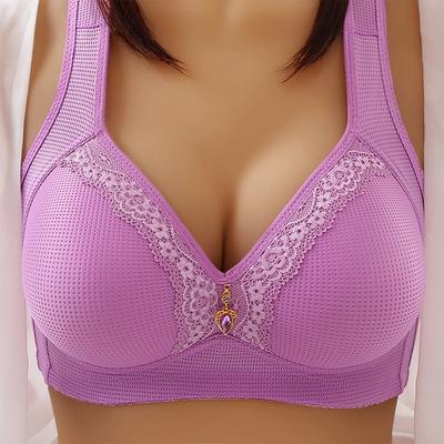 Женский бесшовный бюстгальтер, сексуальные кружевные тонкие бюстгальтеры, женский беспроводной бюстгальтер пуш-ап, нижнее белье
