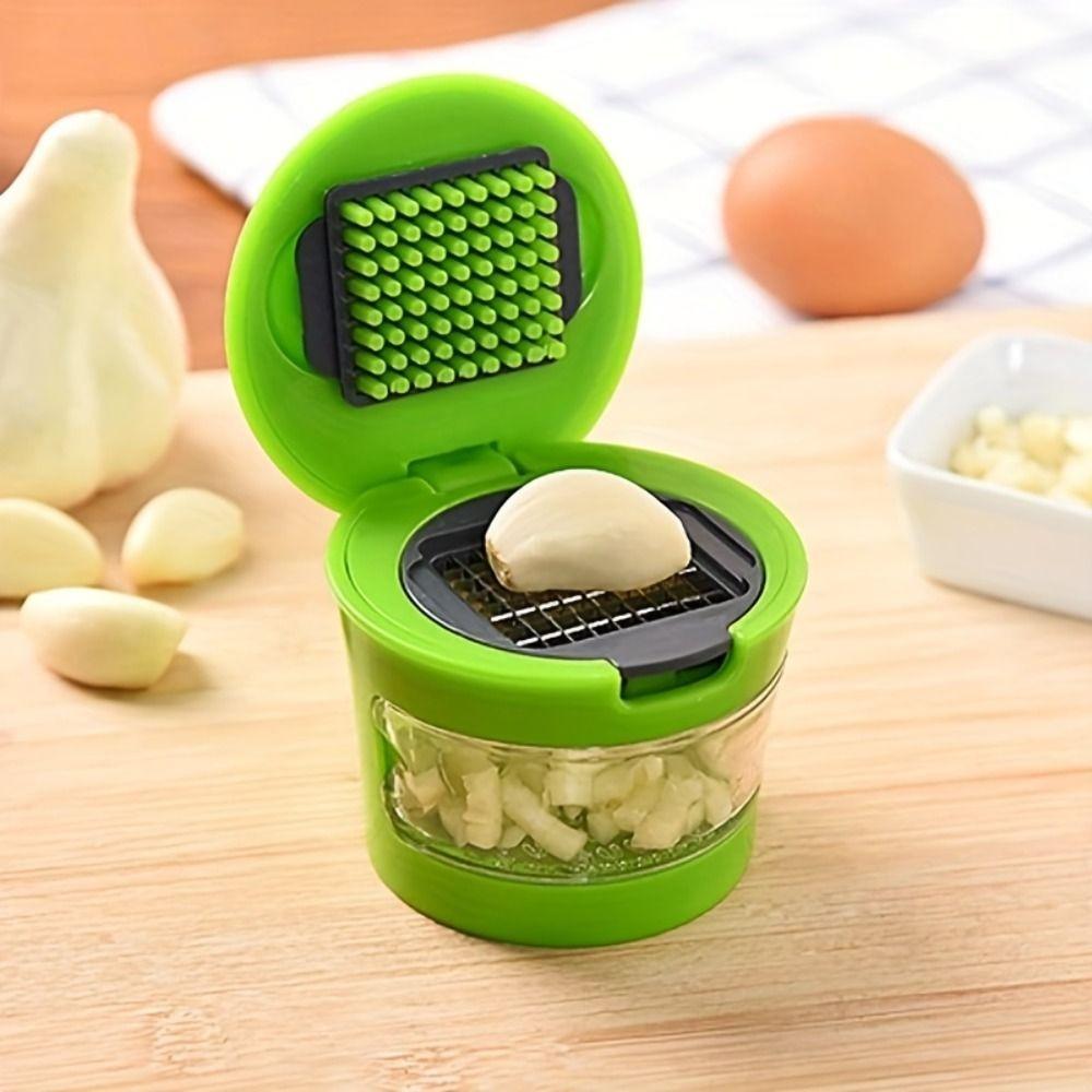 Manual Garlic Chopper Multifunctional Mini Garlic Crusher Garlic Stainless Steel Garlic Press Mincer