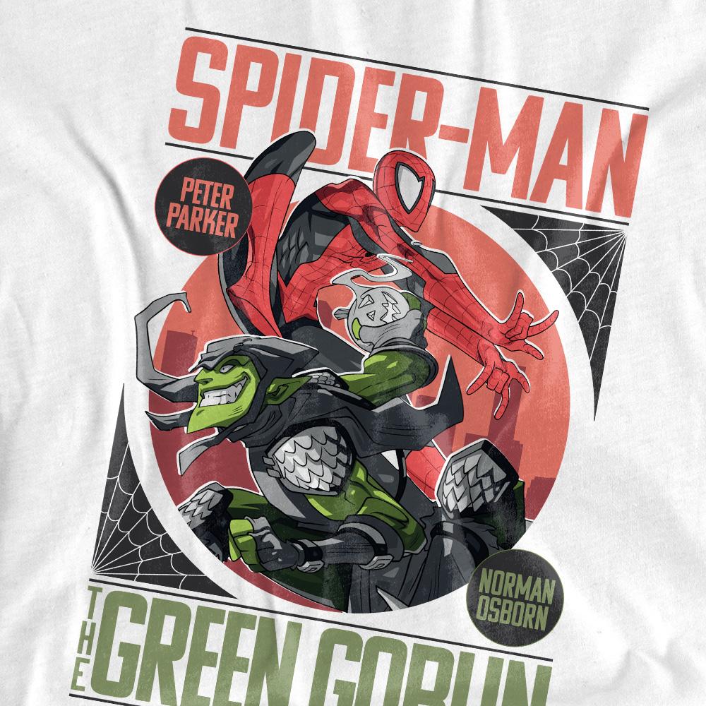 Spider-Man Unisex Adult Vs Green Goblin T-Shirt