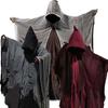 Хэллоуин Плащ Призрак Косплей Костюм Готический Ужас Зомби Рваная Накидка с Капюшоном Хэллоуин Реквизит Для Вечеринки