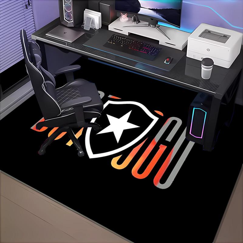 1PC Botafogo de Futebol Rug Game Carpet, Floor Mat for Bedroom Living Room Entryway Rug, Home Decor Idea Gift for Christmas birthday