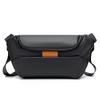 Men's Crossbody Bag Solid Color Chest Bag Shoulder Bag Mobile Phone Bag